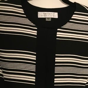 Tahari Open Front Jacket